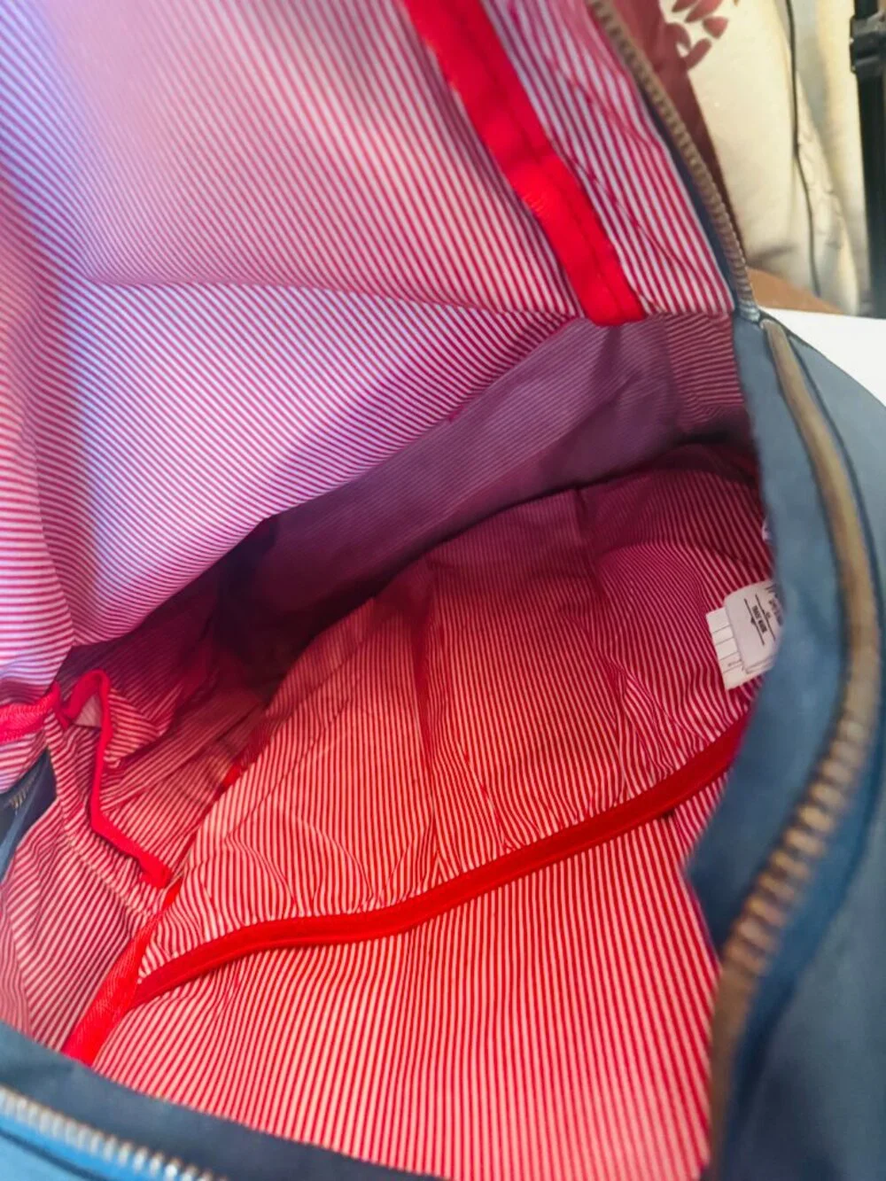 Herschel Supply Co. Settlement Backpack 23L Blue Classic Red White Striped inter